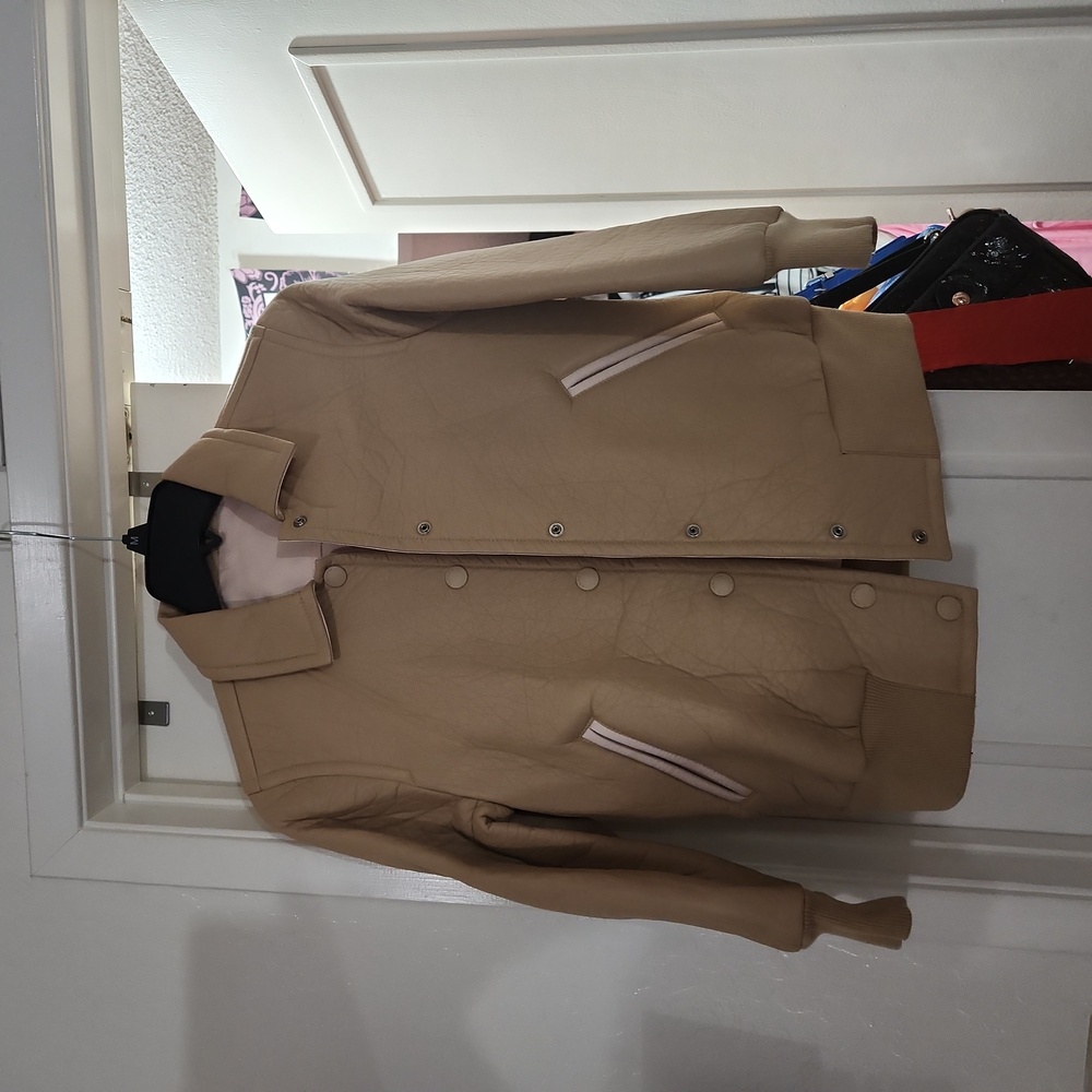 Authentic leather coach jacket